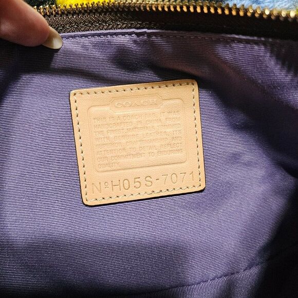 2005 Vintage y2k Coach Holiday Demi Shoulder Bag Purse - Picture 6 of 6